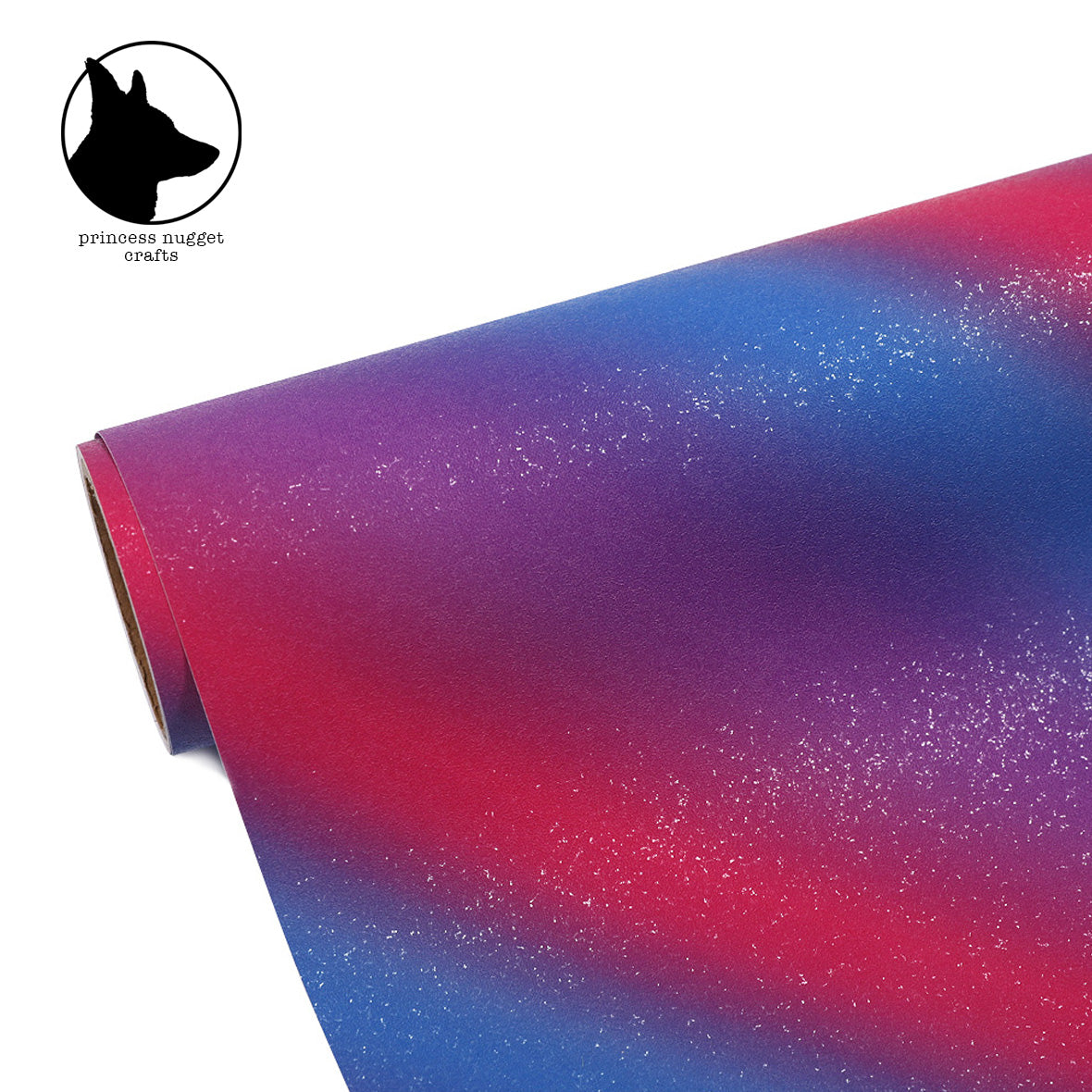 Feuille de Teckwrapcraft Rainbow Stripes diagonal Purple Magenta vinyle