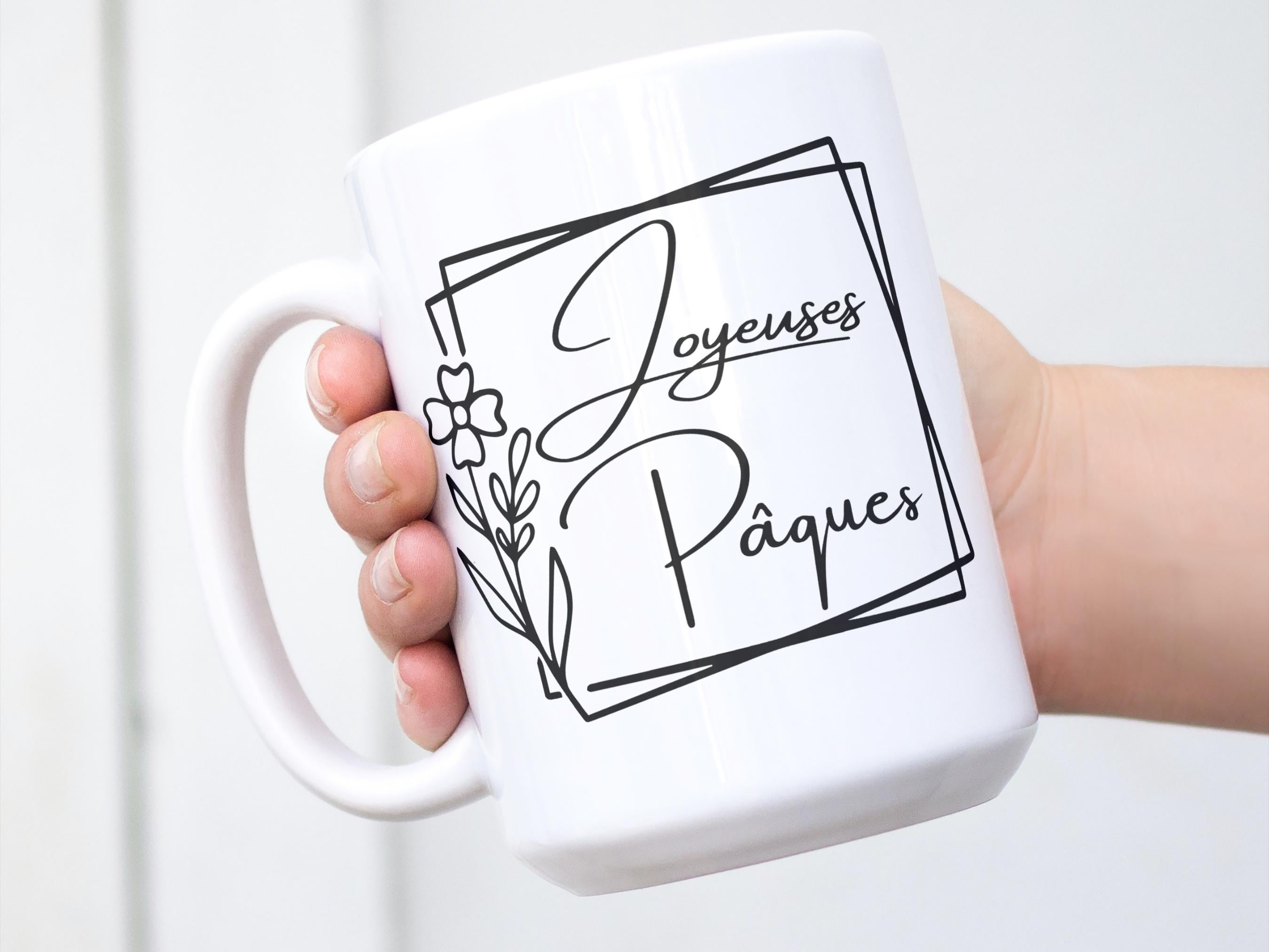 Joyeuses Pâques cadre - SVG - Fichier digitale - Princess Nugget crafts