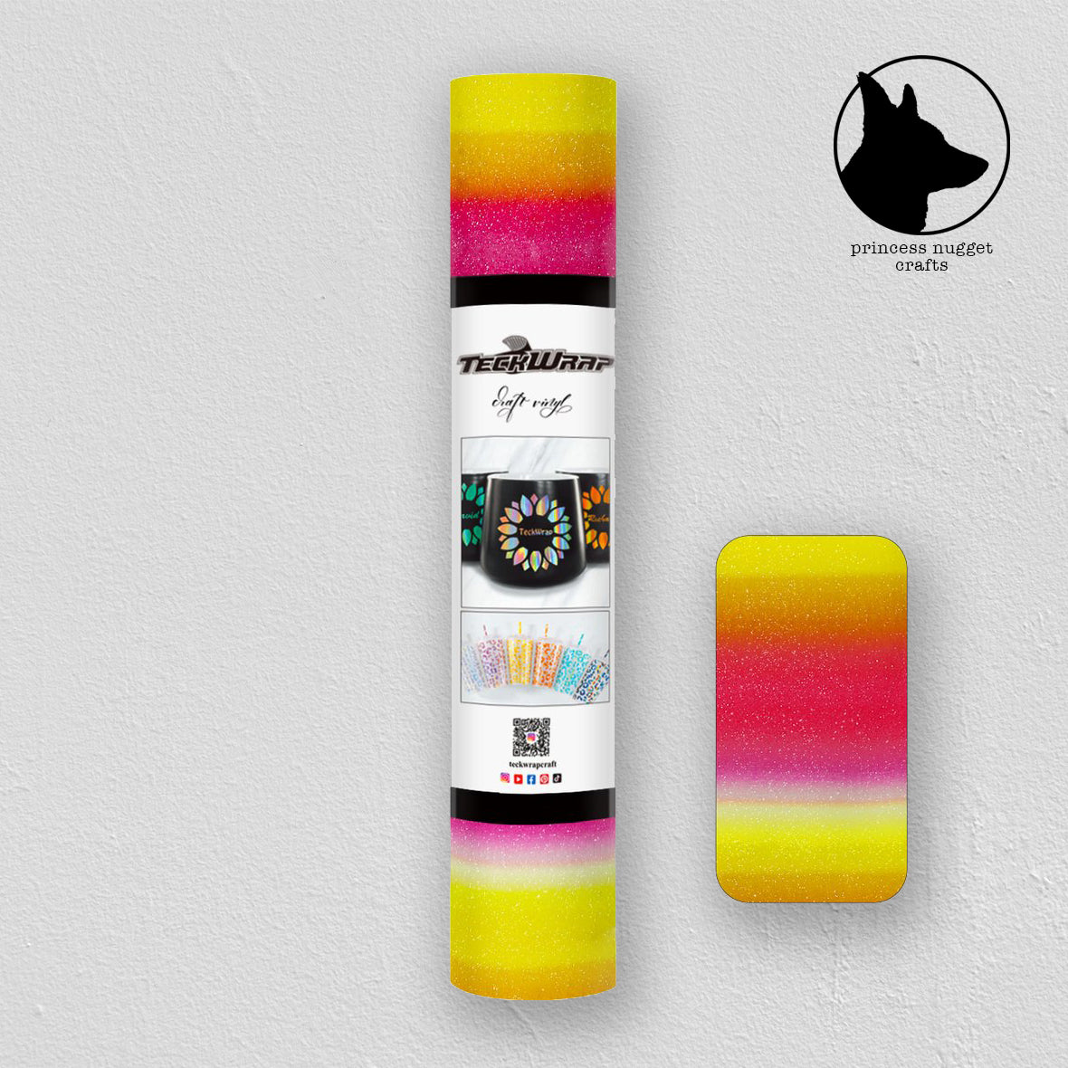 Teckwrapcraft Rainbow Stripes Sunrise vinyle
