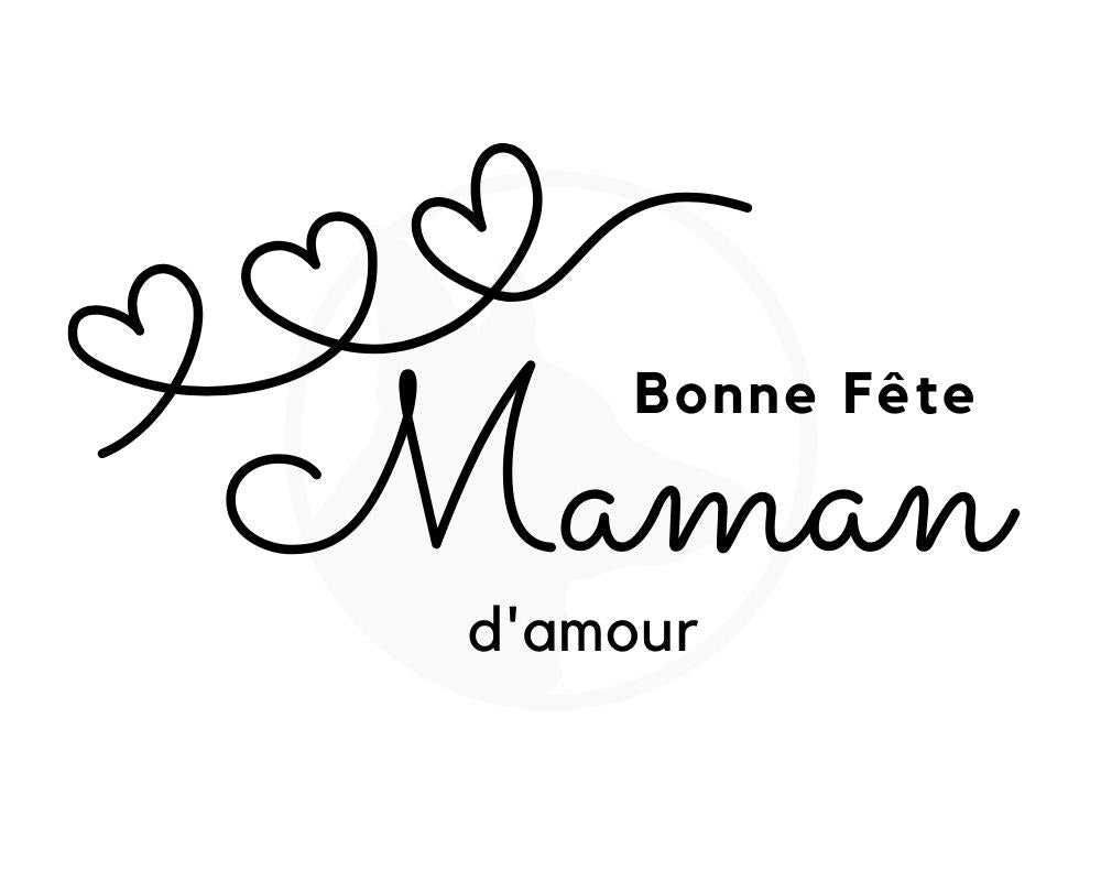 Bonne fête maman d'amour - SVG - Fichier digitale - Princess Nugget crafts