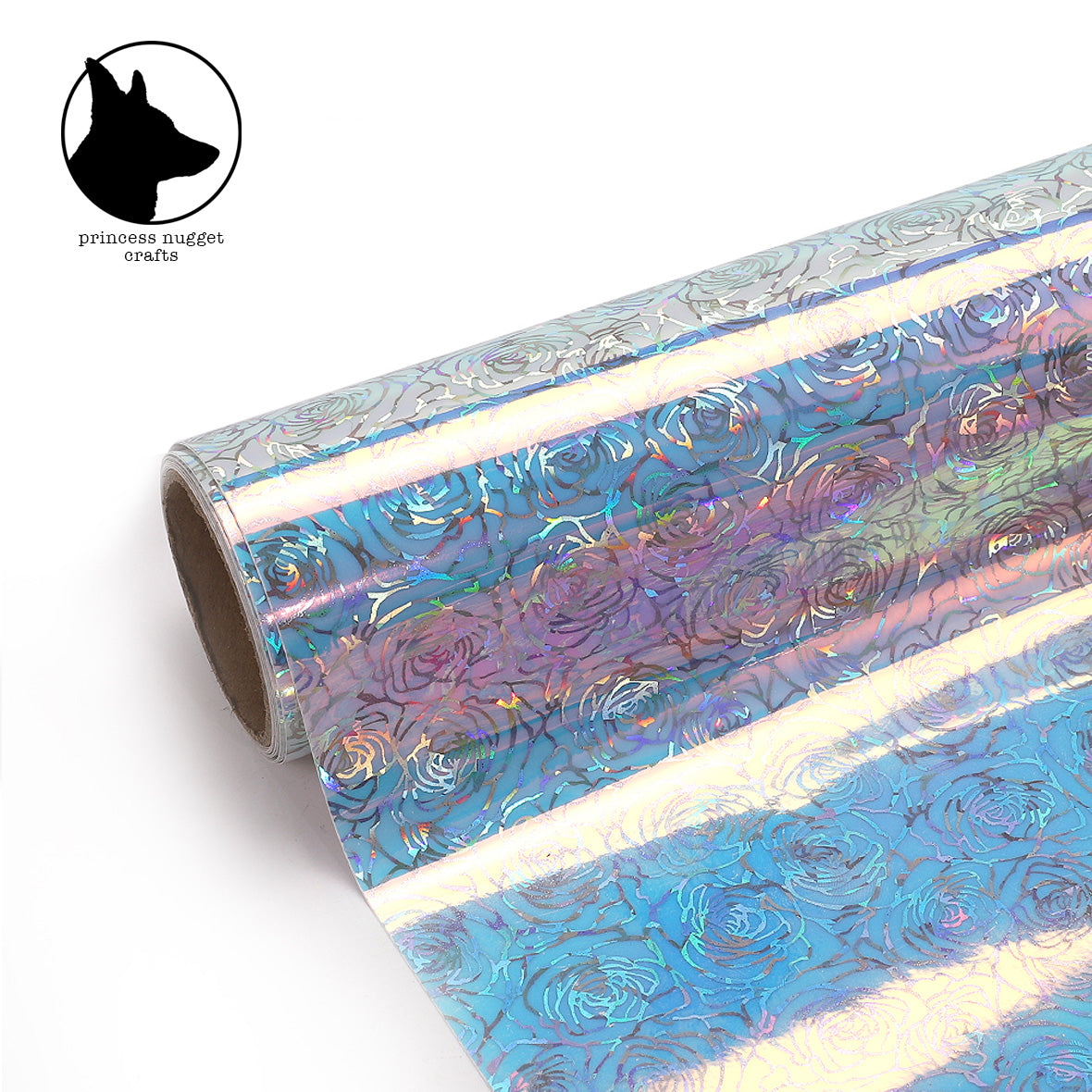 Holographic Mosaic Opal Rose vinyle - Princess Nugget crafts