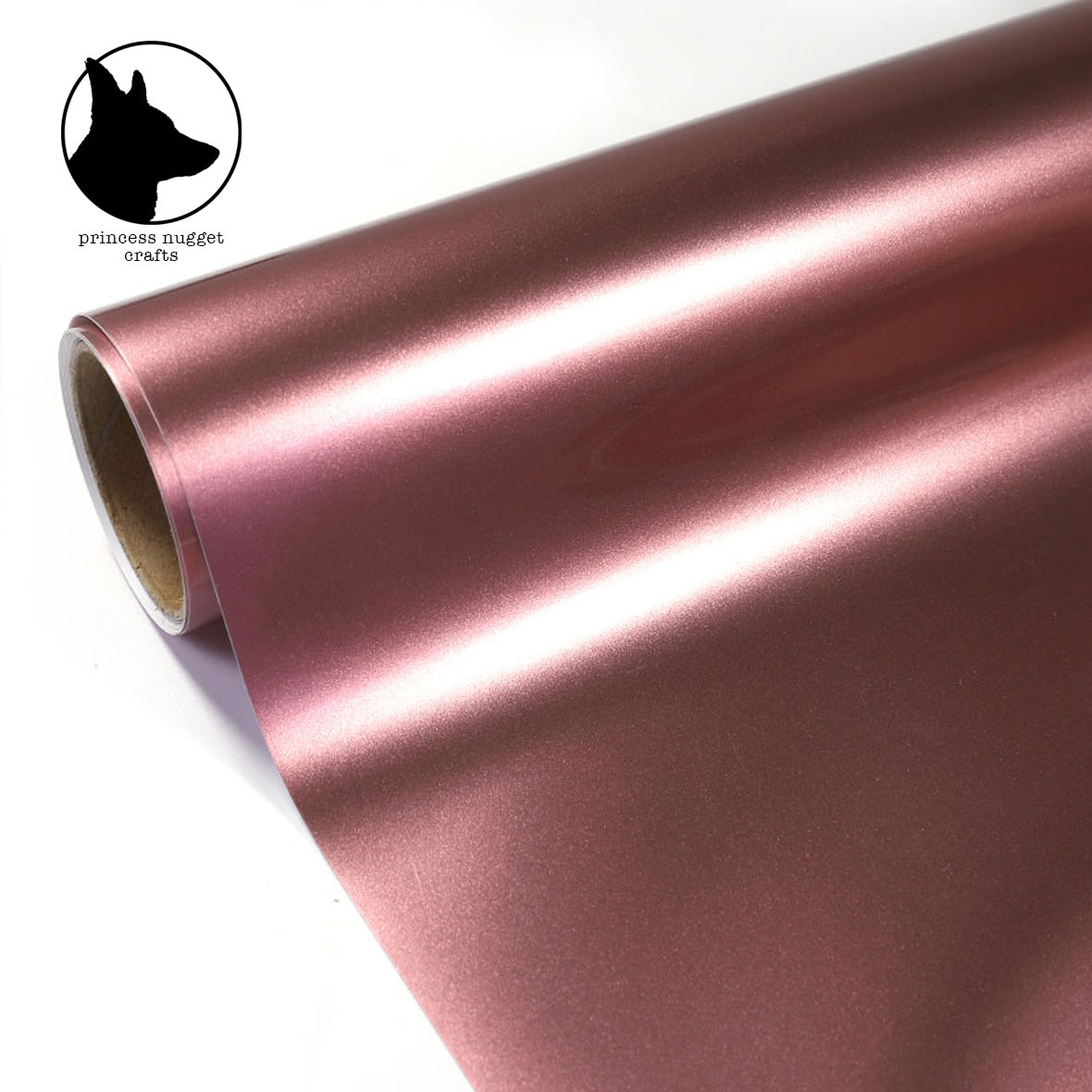 Metallic Satin Chrome - Glossy Metallic Rose Gold Vinyle - Princess Nugget crafts